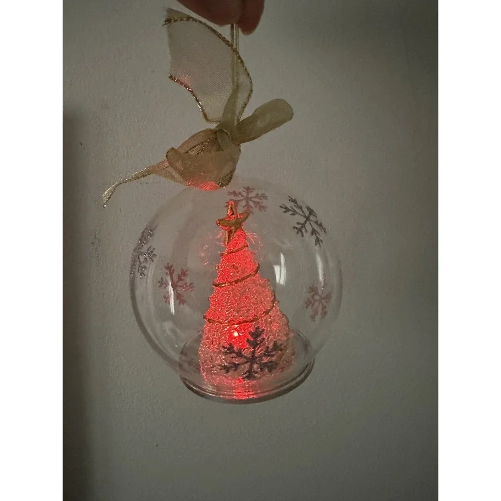 Lenox Tree Lit Color Changing American Design Christmas Tree Ornament Wonder
